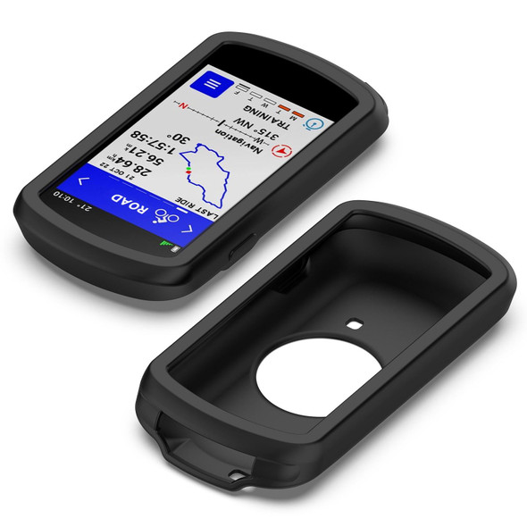 Garmin Edge 1040 Full Back Cover Stopwatch Silicone Case(Black)