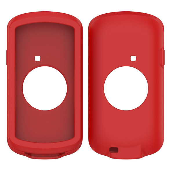 Garmin Edge 1040 Full Back Cover Stopwatch Silicone Case(Red)