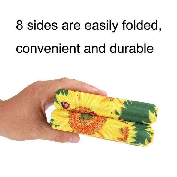 Portable Dirty Park Folding Picnic Mat Moisture-proof and Cool Cushion(Sunflowers)