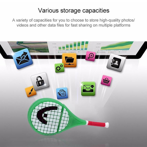 Tennis Racket Shape USB Flash Disk (8 GB)