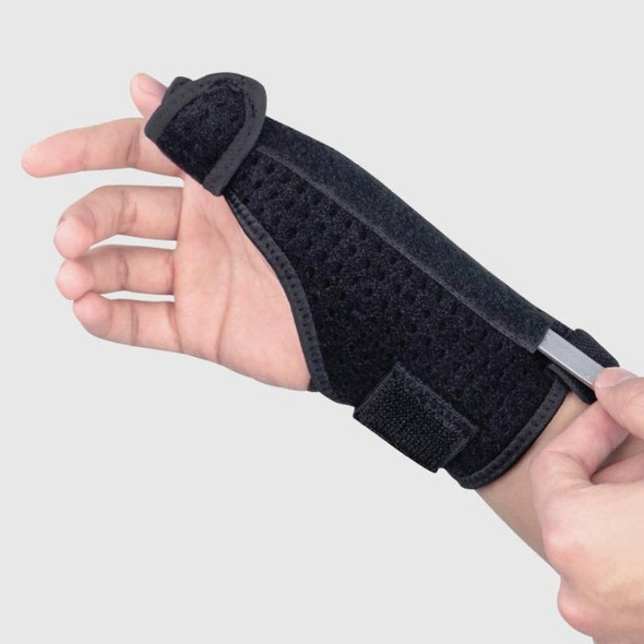 2 PCS Wrist Brace Sprain Fracture Tenosynovitis Thumb Steel Bar Support, Size: Free Size, Specification: Right Hand