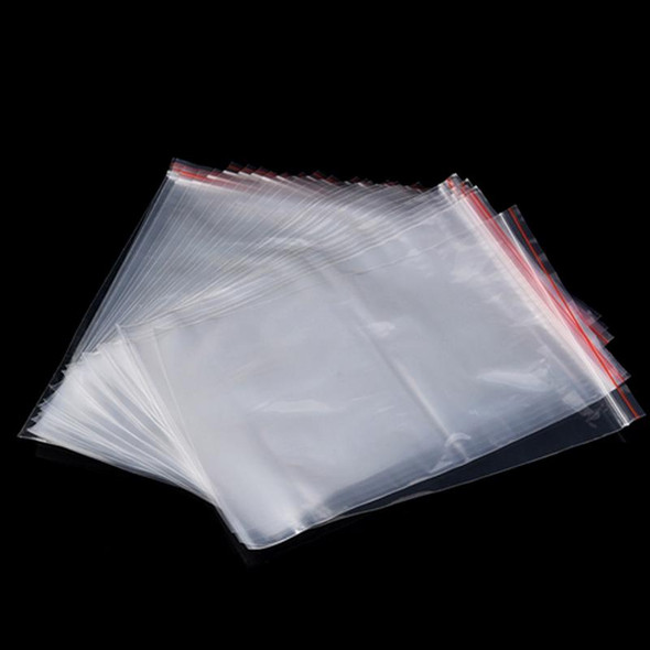 100 PCS 36cm x 48cm PE Self Sealing Clear Zip Lock Packaging Bag, Custom Printing and Size are welcome