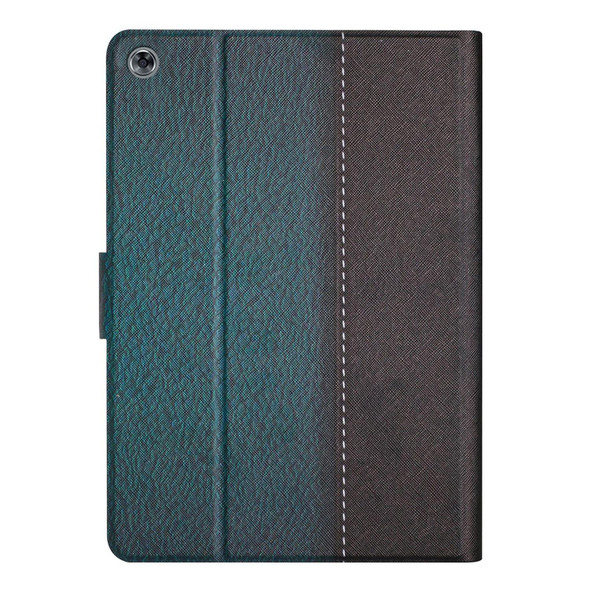 Huawei MatePad T8 Stitching Solid Color Leather Tablet Case(Green)