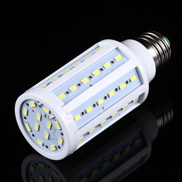 15W PC Case Corn Light Bulb, E27 1280LM 60 LED SMD 5730, AC 85-265V(White Light)