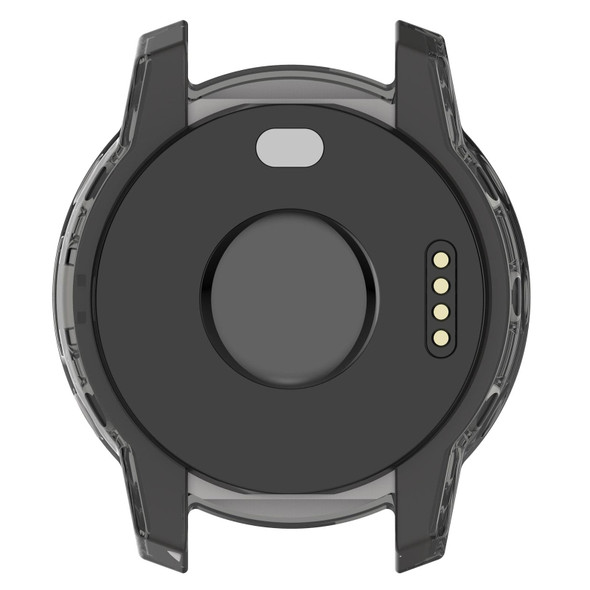 Garmin Descent G1 Half Coverage Hollowed TPU Watch Case(Transparent Black)