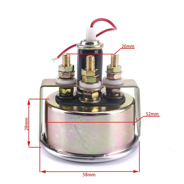 Car Modified 12V Universal 52mm Fuel Gauge