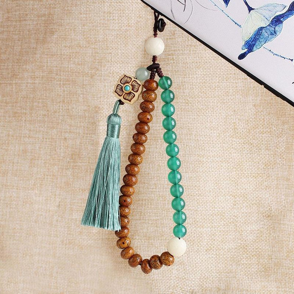 Braided Rope Mobile Phone Lanyard Tassel Bodhi Phone Case Pendant Wrist Rope