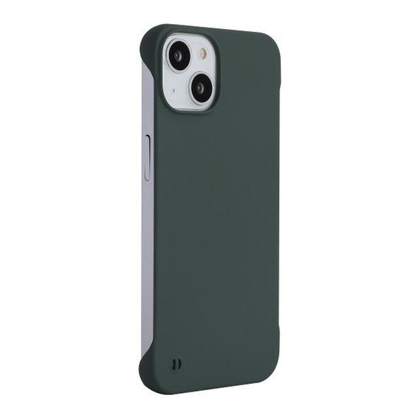 ENKAY Matte Frameless PC Phone Case for iPhone 13 mini(Dark Green)