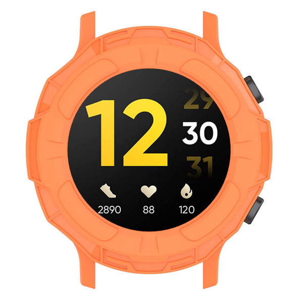 Realme watch S RMA186 Armor Hollow TPU Watch Case(Orange)