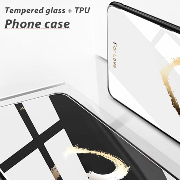 Xiaomi Mi 11 Ultra Colorful Painted Glass Phone Case(Love)
