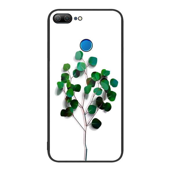 Honor 9 Lite Colorful Painted Glass Phone Case(Sapling)