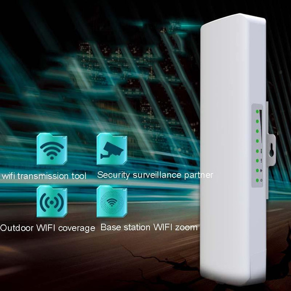 2 PCSCOMFAST E314n 300mbps Covers 5 Kilometers Wifi Base Station Wireless Bridge, Plug Type:US Plug
