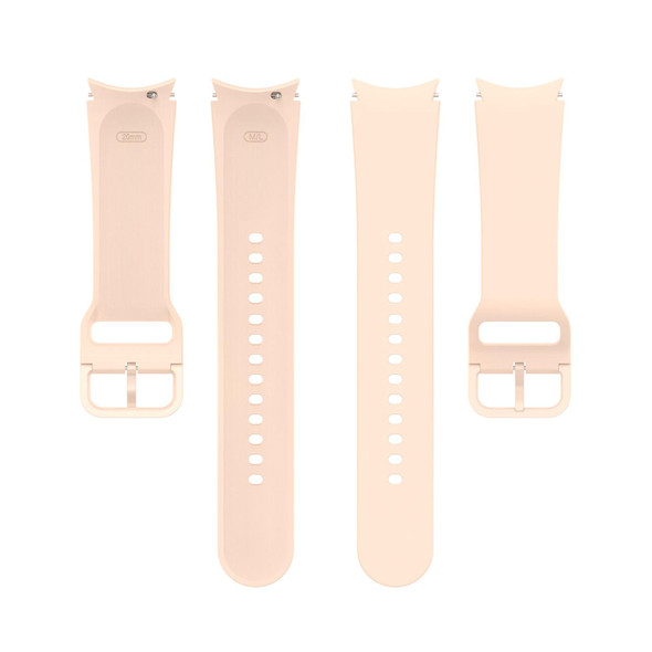 Samsung Galaxy Watch 5 Pro 45mm Official Silicone Watch Band, Size:L(Light Pink)