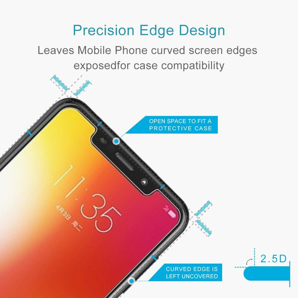 0.26mm 9H 2.5D Explosion-proof Tempered Glass Film for Motorola Moto One (P30 Play)