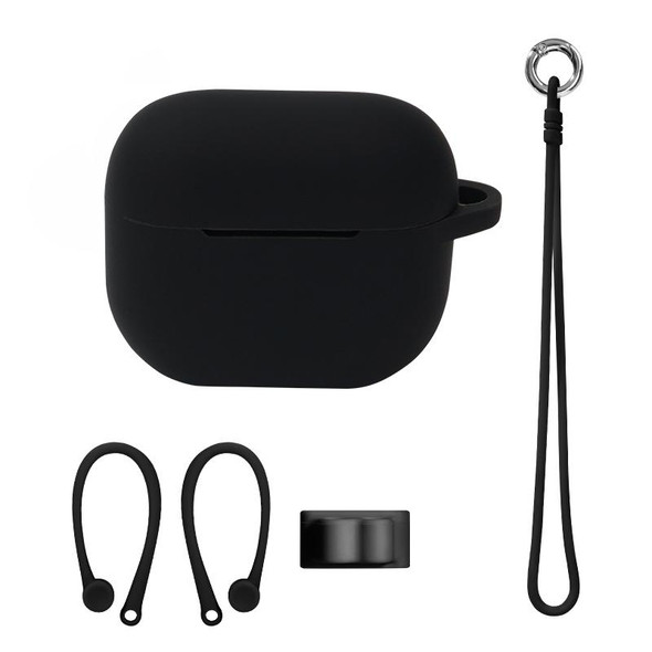 Bluetooth Earphone Silicone Cover Set - AirPods 3, Color: Hand Rope Set Black