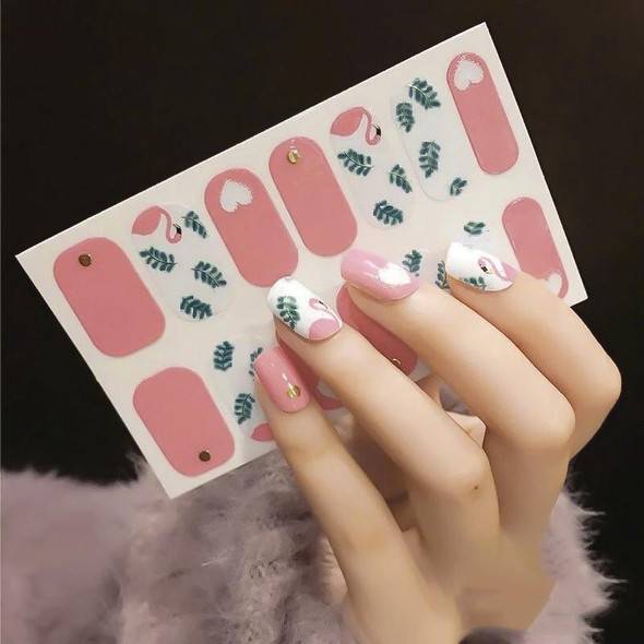 10 PCS 3D Hot Stamping Waterproof Nail Art Sticker(Z/A097)