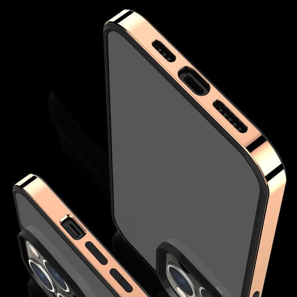 3 in 1 Electroplated Frame Phantom Phone Case - iPhone 13(Sierra Blue)