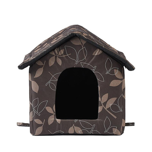 Outdoor Waterproof Oxford Cloth Pet Nest Pet Tent, Size: S(Leaves)