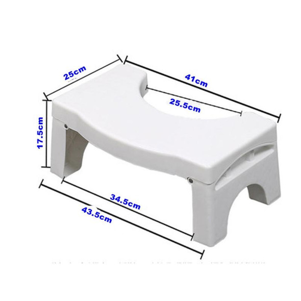 Non-slip Toilet Foot Stool Folding Children Potty Footstool Professional Toilet Auxiliary Stool