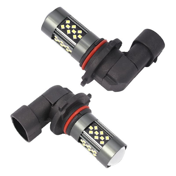 1 Pair 9006 12V 7W Strobe Car LED Fog Light(White Light)