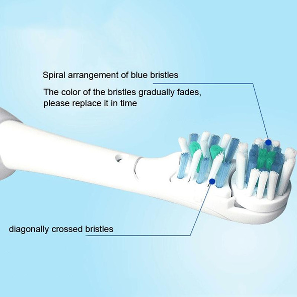 4 PCS/Set Multi-directional Electric Replacement Toothbrush Head for Oral B 3733 4732 4734