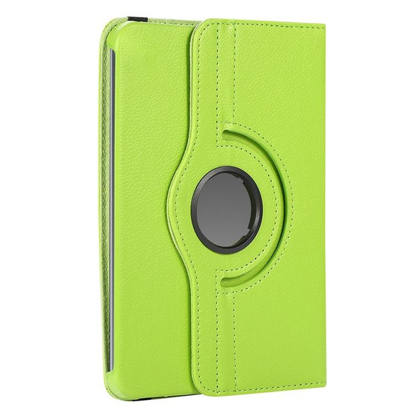 10 inch Tablet 360 Degree Rotation Litchi Texture Flip Leatherette Tablet Case(Green)