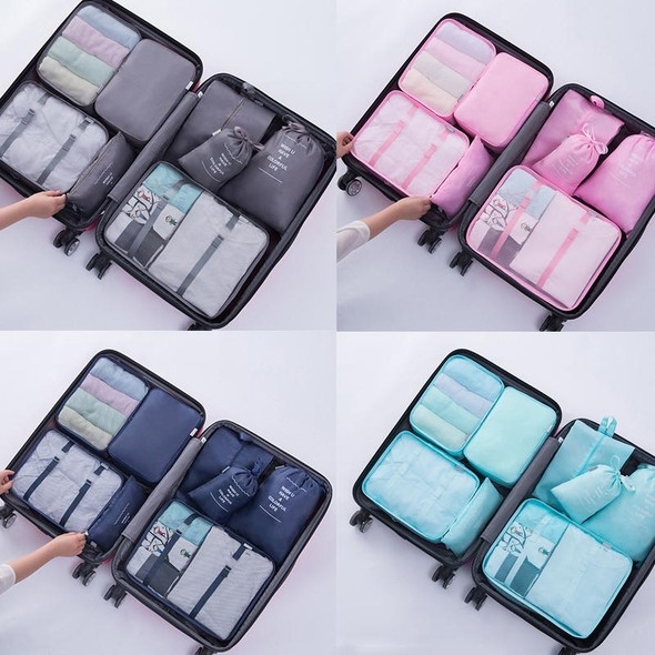 10 In 1 Travel Storage Bag Set Folding Storage Bag(Gray)