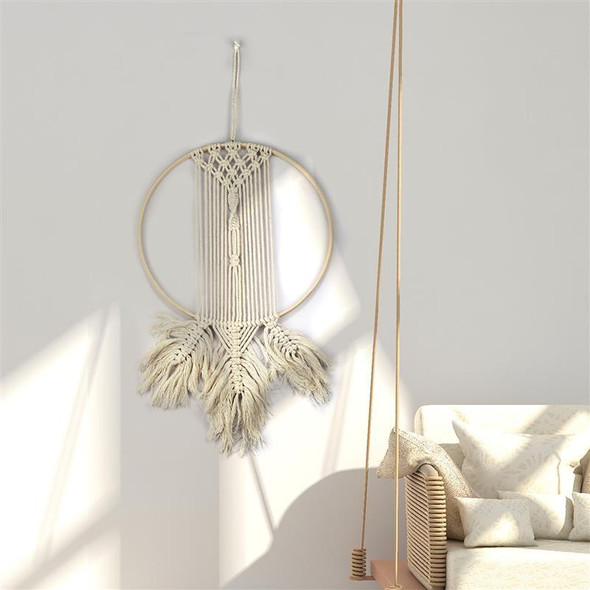 10 PCS Bamboo Circle Fan Frame Dream Catcher Making Circle Material, Size: 10cm(With 6mm Hole)