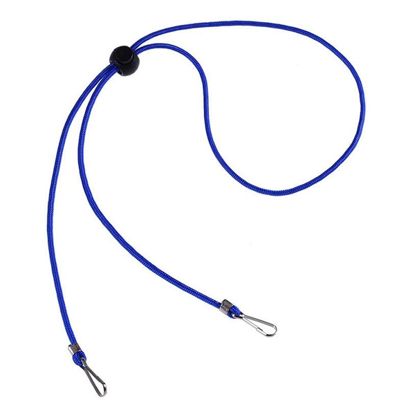 10 PCS Mask Anti-lost Adjustable Lanyard and Ear Hook(Blue)