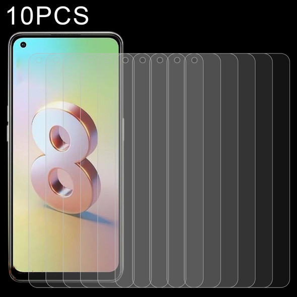 10 PCS 0.26mm 9H 2.5D Tempered Glass Film - OPPO Reno8 4G