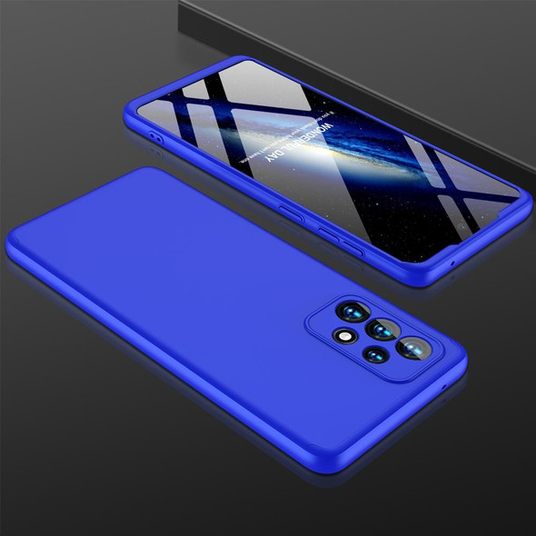 Samsung Galaxy A33 5G GKK Three Stage Splicing Full Coverage PC Phone Case(Blue)