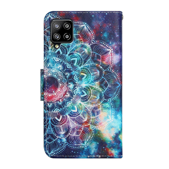 Samsung Galaxy A42 5G Painted Pattern Horizontal Flip Leather Case with Holder & Card Slot & Wallet(Starry Mandala)