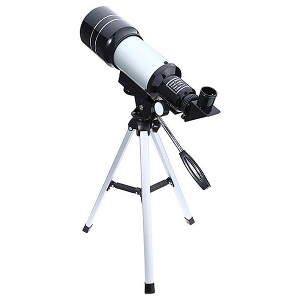 F36050 Portable Professional High Definition High Times Espace Astronomical Telescope Spotting Scope with Aluminum Alloy Tripod(Silver)