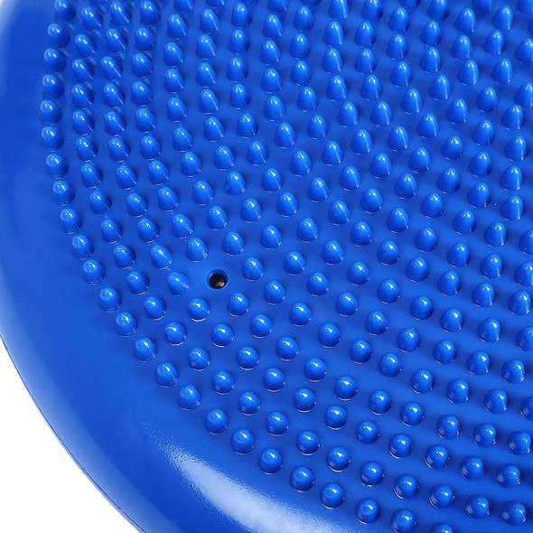 Thick Explosion-proof Yoga Special Massage Balance Cushion, Diameter: 33cm, Specification:With Gas Needle(Blue)