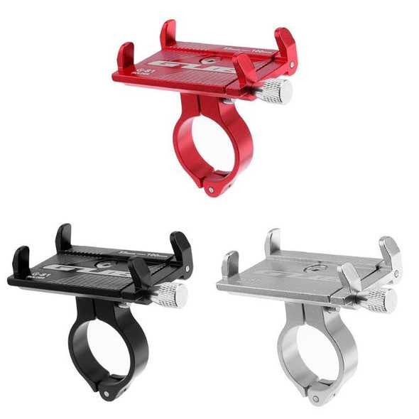 G-81 Bicycle Aluminum Alloy Mobile Phone Navigation Bracket Riding Equipment(Red)