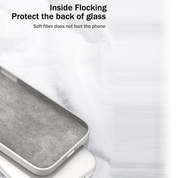Samsung Galaxy M51 Solid Color Imitation Liquid Silicone Straight Edge Dropproof Full Coverage Protective Case(Purple)