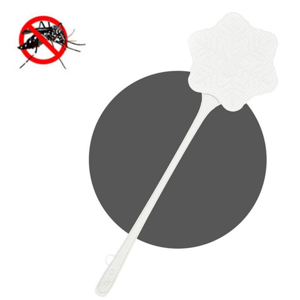 5 PCS Summer Plastic Fly Swatter Flycatcher, Style:Snowflake Pattern(Dark Light Gray)