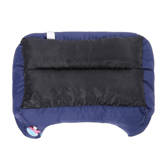 Cartoon Pet Kennel Square Cushion - Small And Medium Pet, Specification: M(Blue)