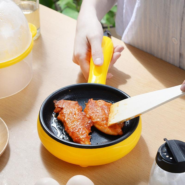 350W Electric Egg Omelette Cooker Frying Pan Steamer Cooker,EU Plug,Style: Double Layer Set Pink