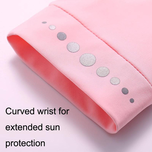 1 Pair XC-14 Riding Driving Sunscreen Anti-UV Fingerless Ice Silk Gloves, Style: Line (Light Gray)