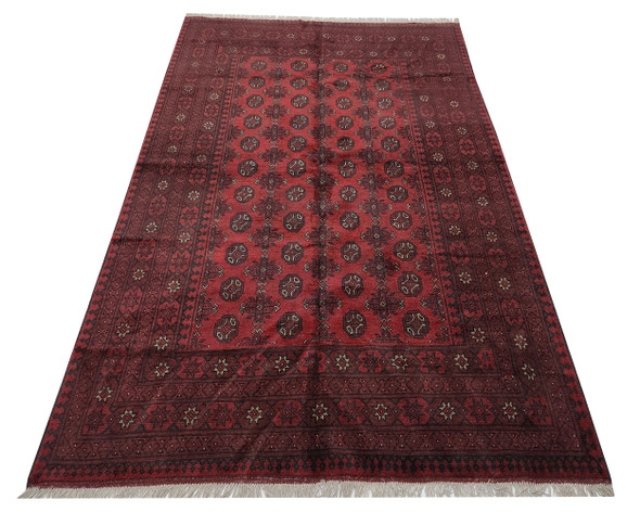Stunning Red Afghan Carpet 233 x 170 cm