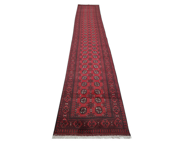 Gorgeous Red Afghan Runner 576 x 78 cm