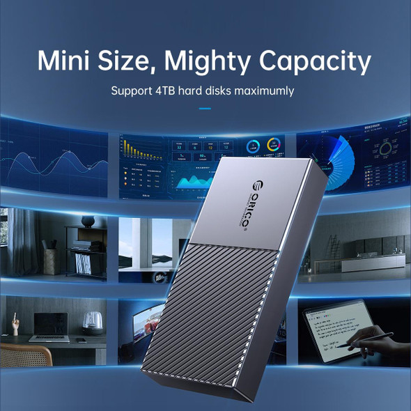 ORICO M206C3-G2-SV 10Gbps USB3.1 Gen2 Type-C M.2 NVMe SSD Enclosure(Silver)