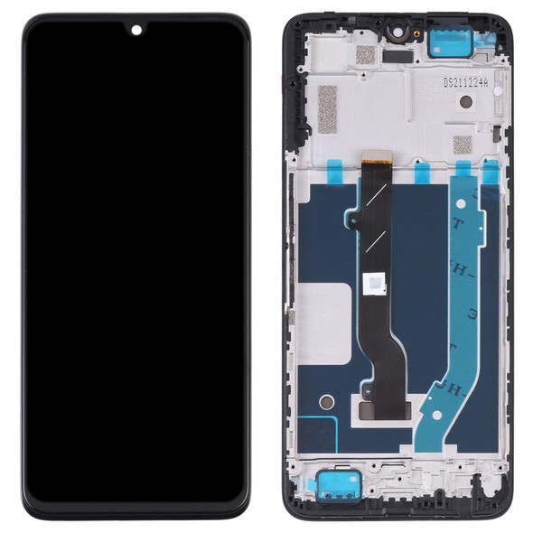 Original LCD Screen and Digitizer Full Assembly with Frame - TCL 30 T676H/30 5G/30+