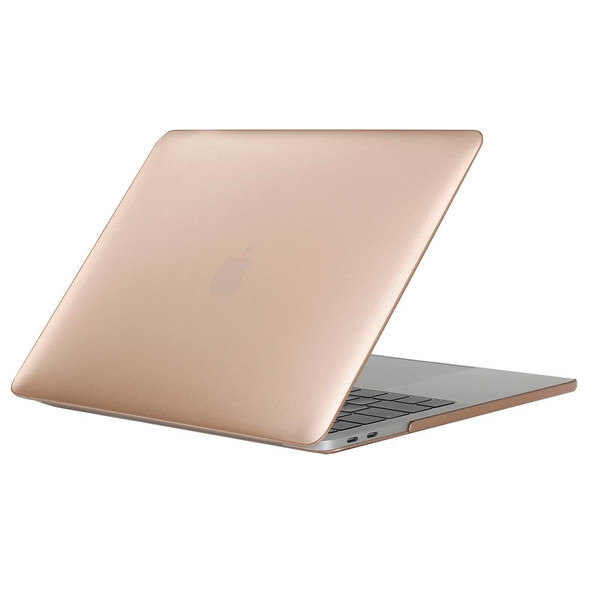 2016 New Macbook Pro 13.3 inch A1706 & A1708 Laptop PC + Metal Oil Surface Protective Case (Gold)