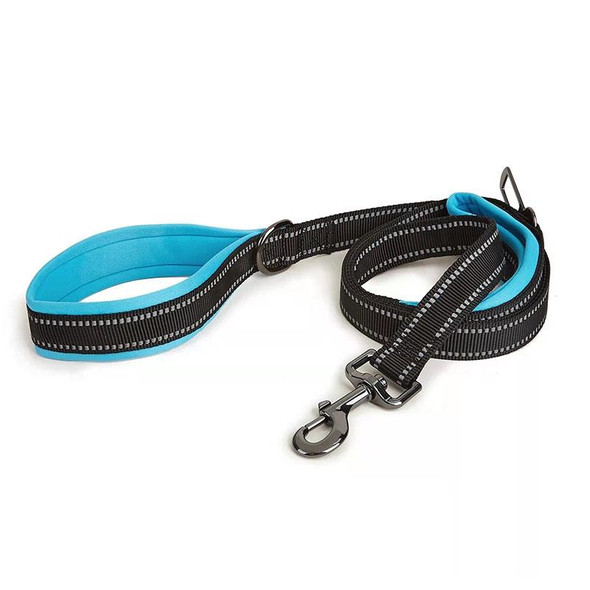 Anti-break Pet Leash Car Dual-purpose Reflective Seat Belt, Size: L(Blue)