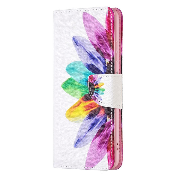 Nokia G21 / G11 Colored Drawing Pattern Horizontal Flip Leather Phone Case(Sun Flower)