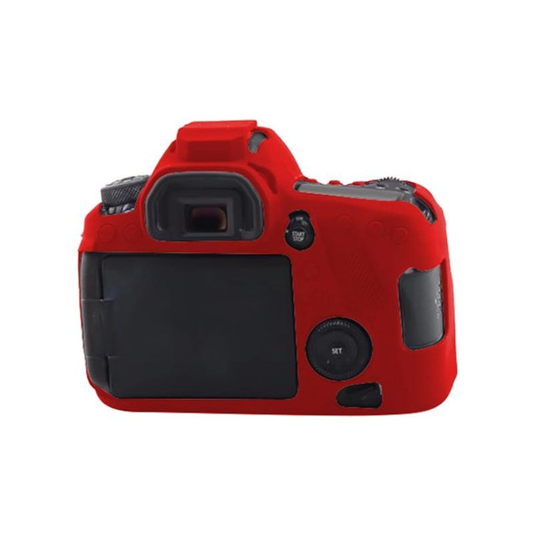 Soft Silicone Protective Case for Canon EOS 6D Mark II (Red)