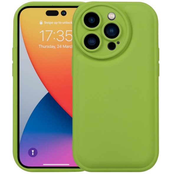 Liquid Airbag Decompression Phone Case - iPhone 14 Pro(Grass Green)