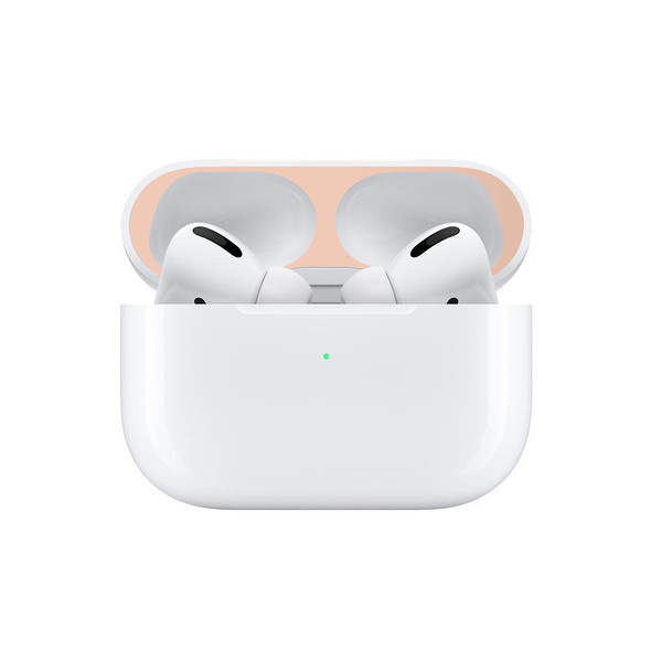 Apple AirPods Pro Wireless Earphone Protective Case Metal Protective Sticker(Flesh Color)